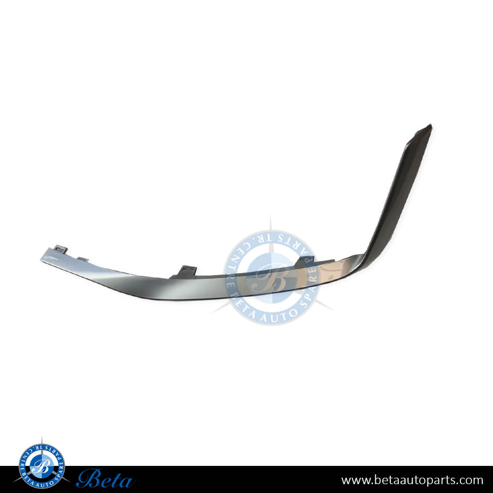 Left Side Front Bumper Lower Chrome Moulding for Audi Q2 S-Line 2017-2020 models, Part Number 81A853053 Left Side Front Bumper Lower Chrome Moulding for Audi Q2 S-Line 2017-2020 models, Part Number 81A853053